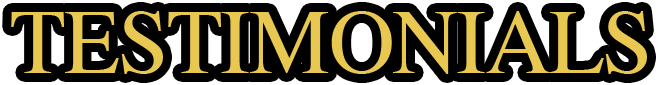 TESTIMONIALS